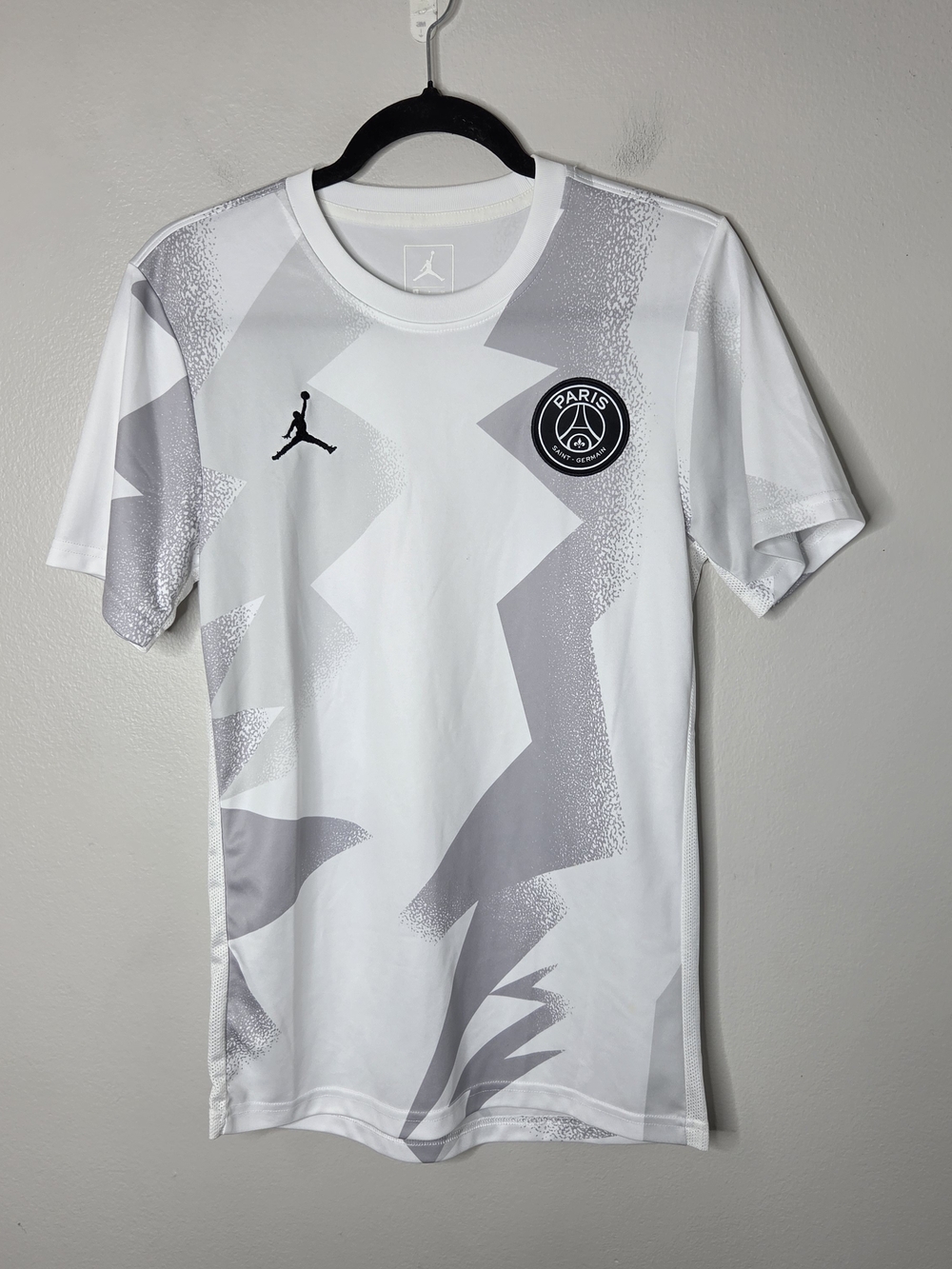 Nike Jordan x Paris Saint-Germain White & Gray Training Jersey